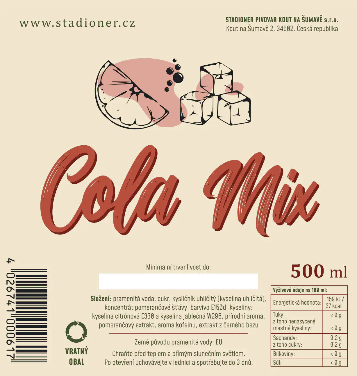 Cola Mix - Lahev