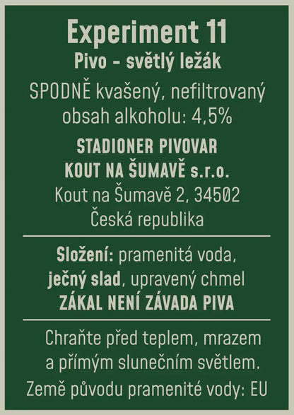 Experiment 11 - Bedna