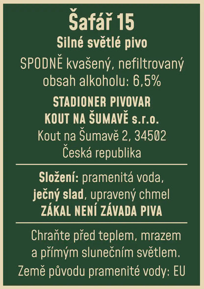 Šafář 15 - Sud (30L)